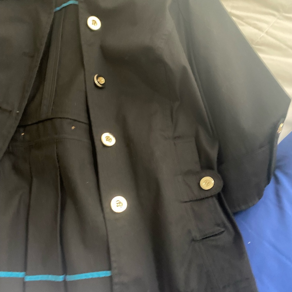 Charter Club Black Jacket with Gold Accents - Picture 9 of 11